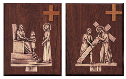 Bronze Stations of the Cross