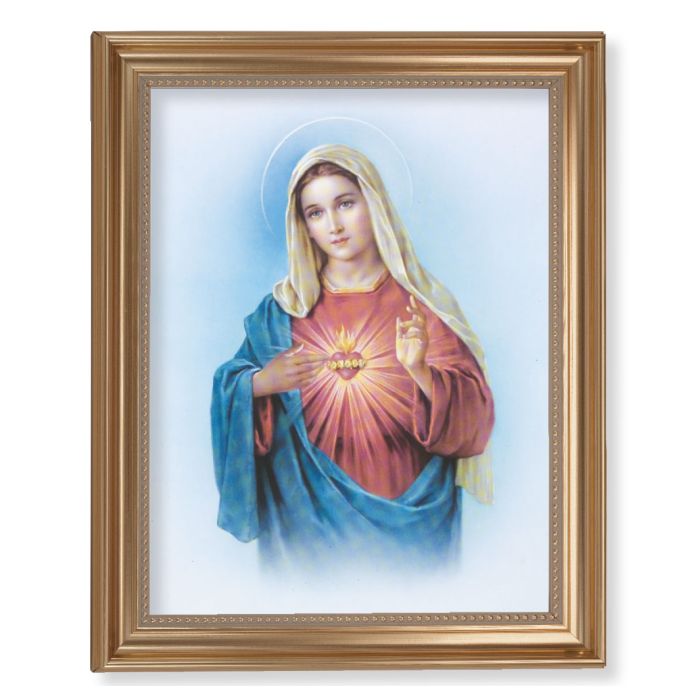 Immaculate Heart of Mary Framed Print 11 x 14"
