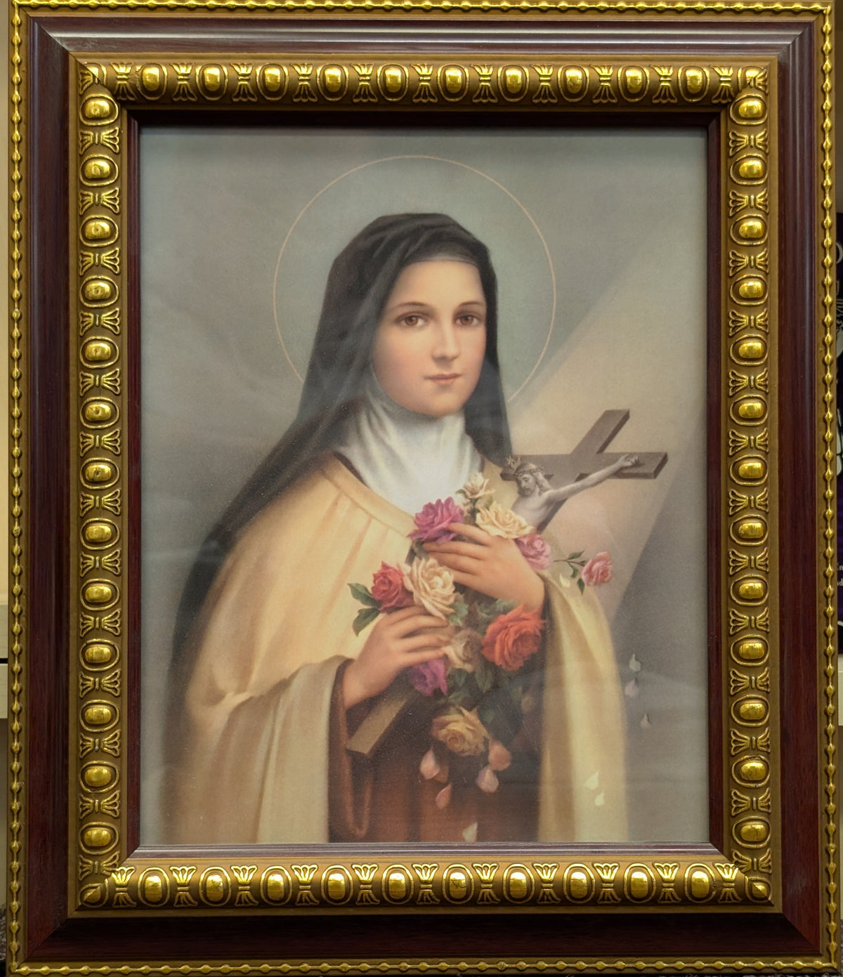 St. Therese of Lisieux Ornate Framed Print 8x10" – Joseph's