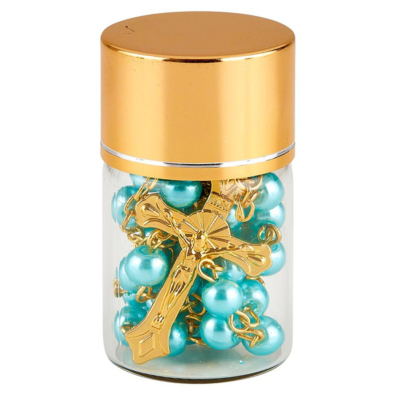 Chapelet Perles de Foi dans une bouteille