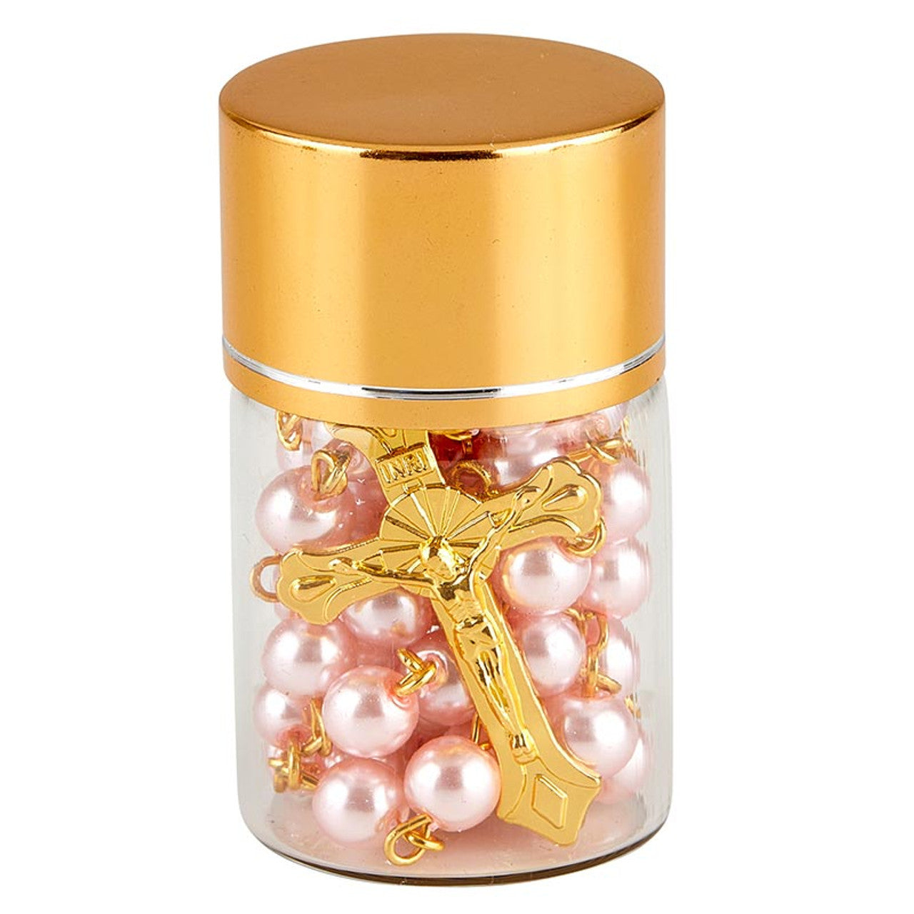 Chapelet Perles de Foi dans une bouteille
