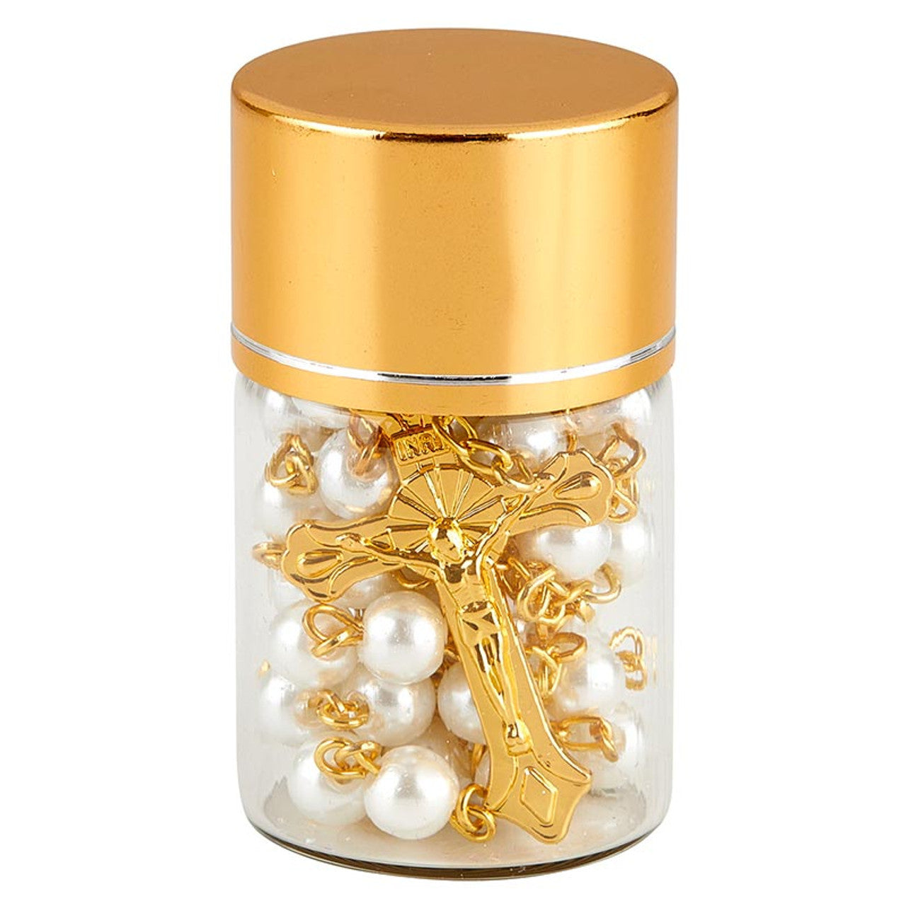 Chapelet Perles de Foi dans une bouteille