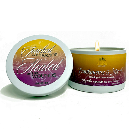 Frankincense and Myrrh Tin Candle
