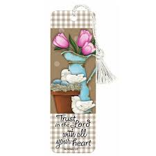 Trust in the Lord with All Your Heart Tassel Bookmark