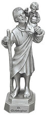 Statue St Christopher Pewter