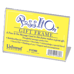 Pass it On Gift Frame