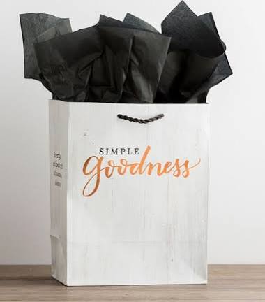 Bolsa de regalo mediana: Simple bondad