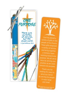 Pen & Bookmark Set-One Purpose