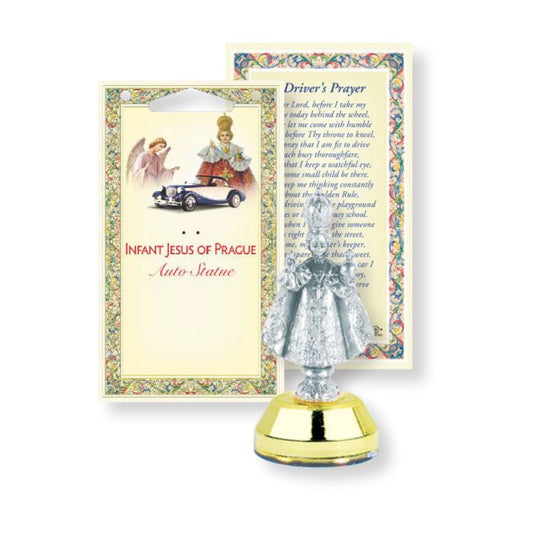 Statuette de l'Enfant Jésus de Prague pour voiture