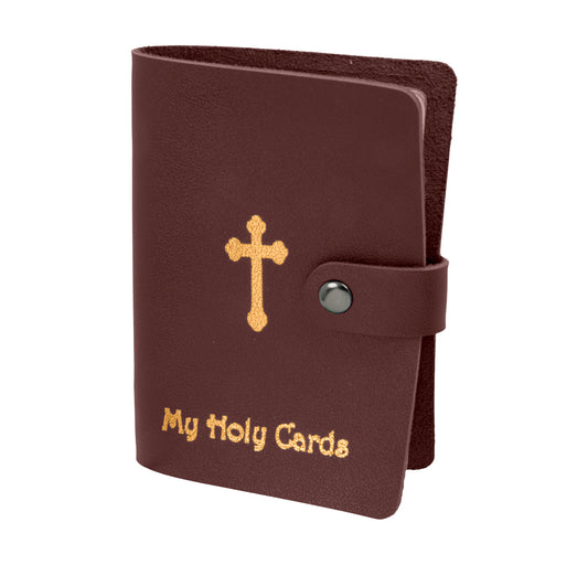 Leatherette Holy Card Holder