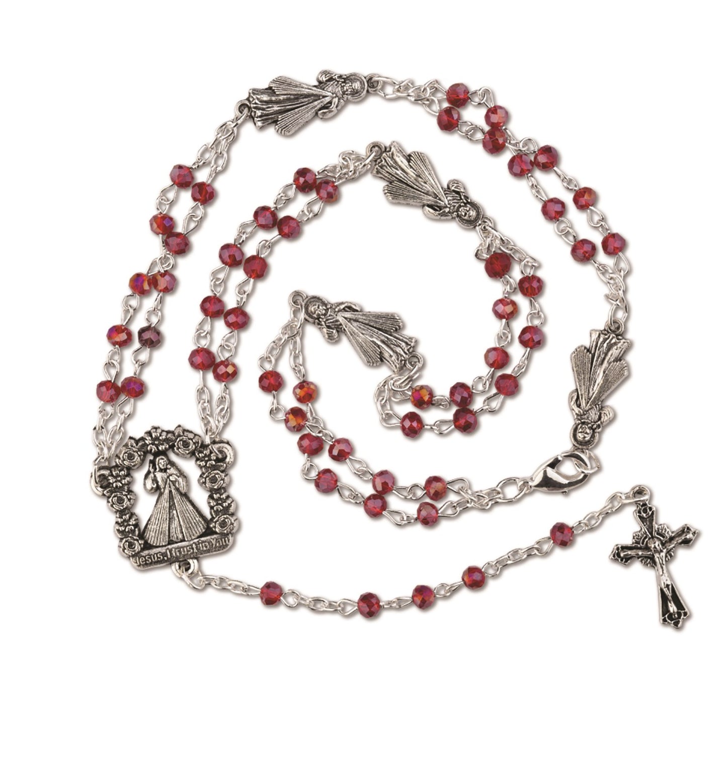 Divine Mercy Rosary Necklace