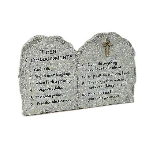 Teen Commandments Plaque