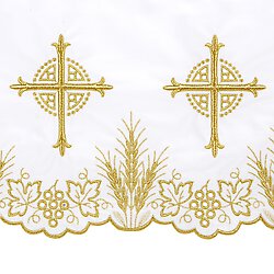 Frontal de altar eucarístico bordado