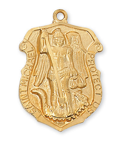 Gold Over Silver St. Michael Medal