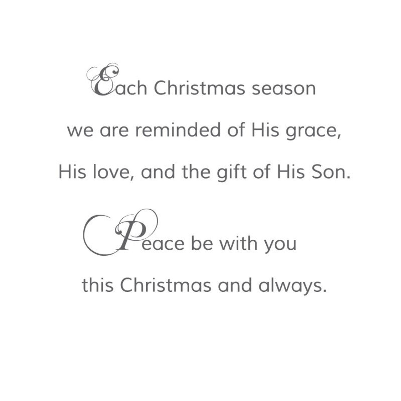 God's Gift of Love Christmas Cards