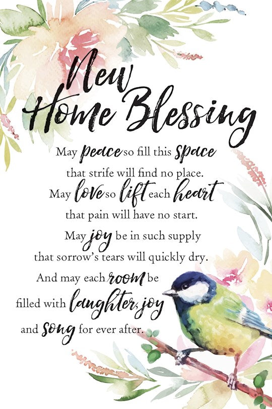New Home Blessing Plaque