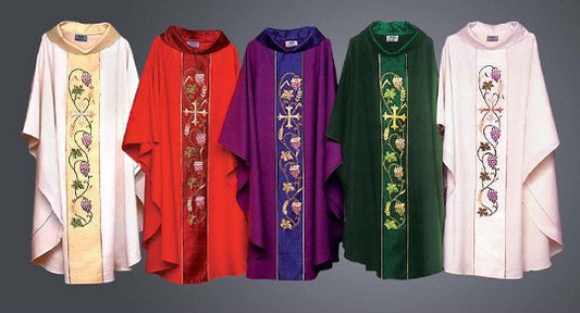 HB-135 Hand Embroidered Chasuble