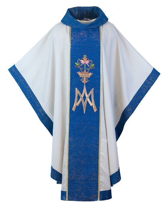 Marian Hand Embroidered Chasuble