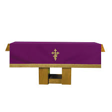 Frontal de Altar Reversible: Morado y Verde