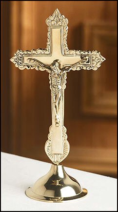 Ornate Standing Crucifix