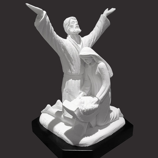 Sculpture de la Nativité "Joie au monde" 25,4 cm