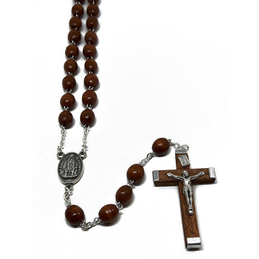 Brown Wood Rosary