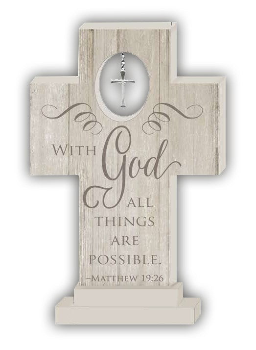 With God Standing Cross