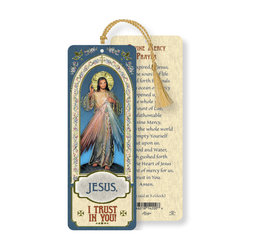 Divine Mercy Bookmark with Tassel
