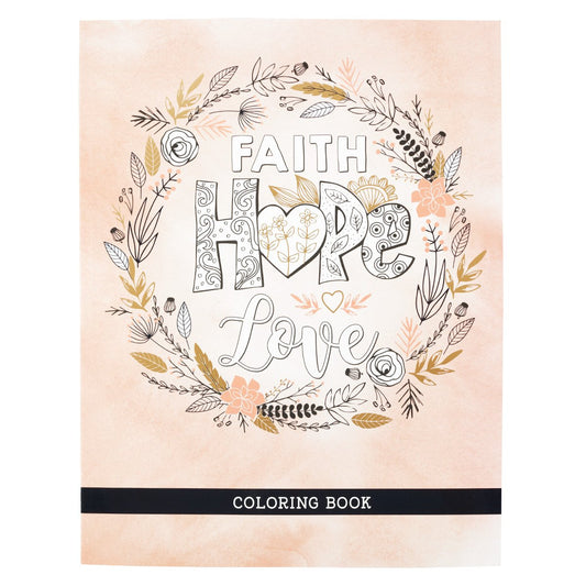 Colouring Book Faith Hope & Love