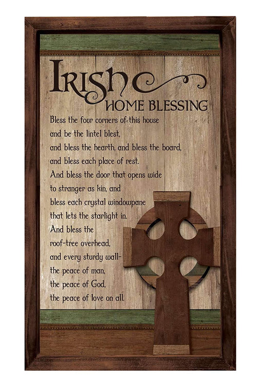 Irish Home Blessings Plaque