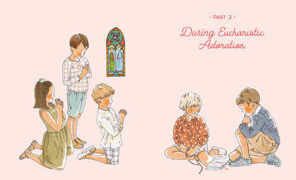 Jesus, I Adore You: Children Praying Before the Blessed Sacrament