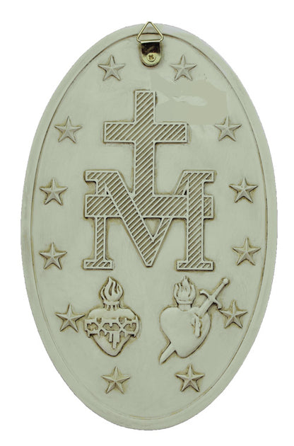 Miraculous Medal Wall Plaque 5x8"