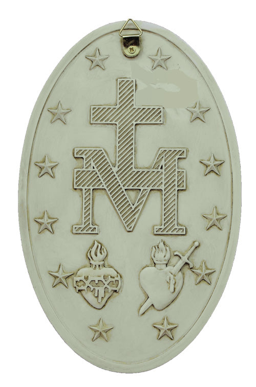 Plaque murale de la Médaille Miraculeuse 5x8"