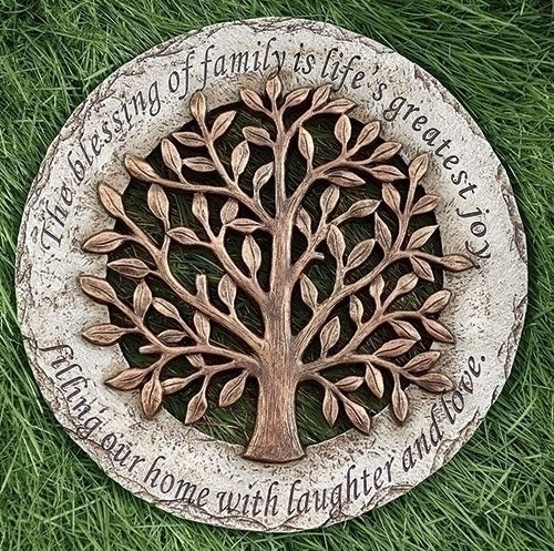 Family Blessing: Decorative Garden Stone 12"
