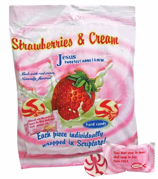 Strawberries & Cream Candy Bag