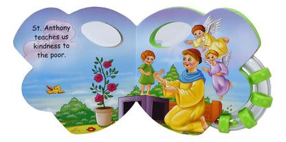 Saints Teach Us Rattle Book