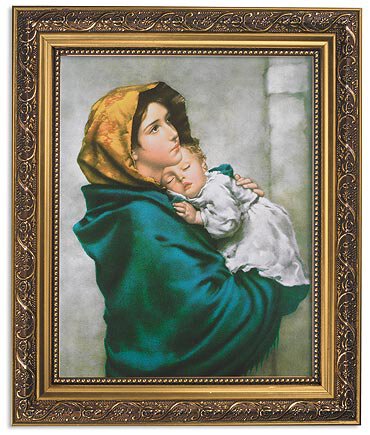 Ferruzzi: Madonna of the Street Framed Picture