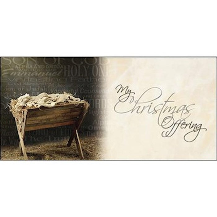 Christmas Offering Envelopes: Joy to the World