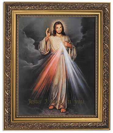 Divine Mercy Framed Picture