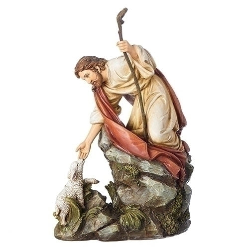 Jesus the Good Shepherd Statue - 10.5"