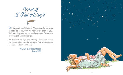 Jesus, I Adore You: Children Praying Before the Blessed Sacrament