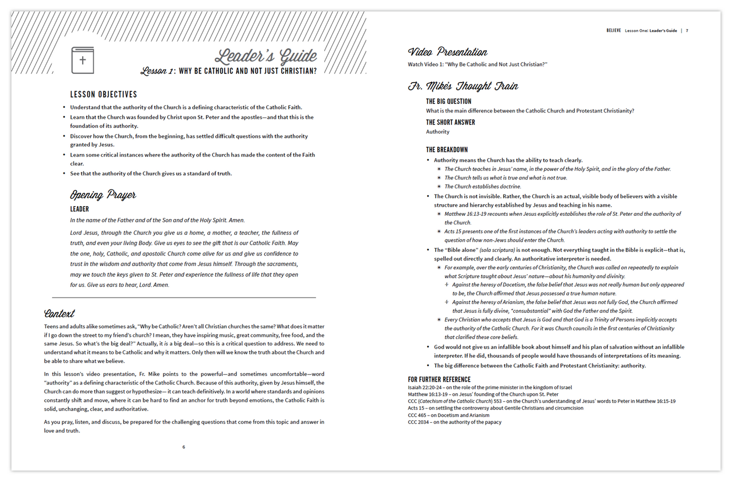 Lecciones católicas rápidas con el P. Mike