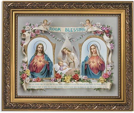 Sacred Heart Room Blessing Picture