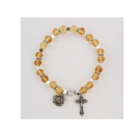 Topaz Rosary Bracelet