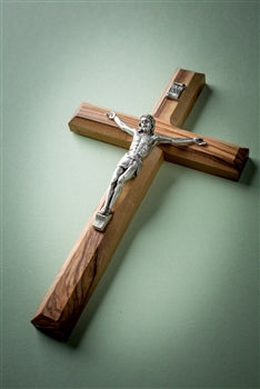 Olive Wood Crucifix from the Holy Land