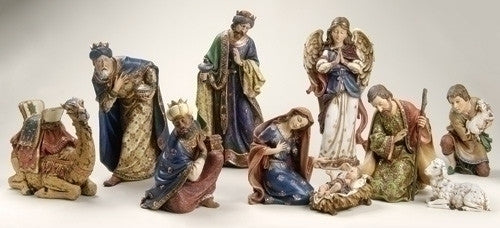 Nativity Figure Set   10 Pieces