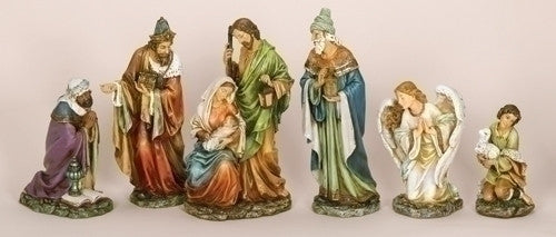 Complete Nativity Set  16"