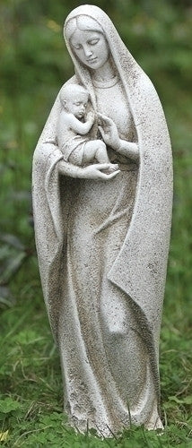 Madonna & Child Garden Statue - 14"