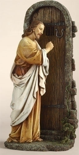 Jesus Knocking At The Door Statue - 11.75"