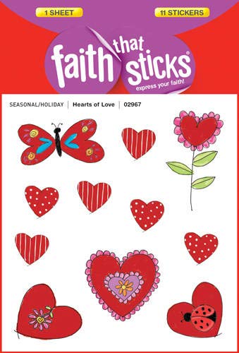 Hearts of Love (Faith That Sticks Stickers)